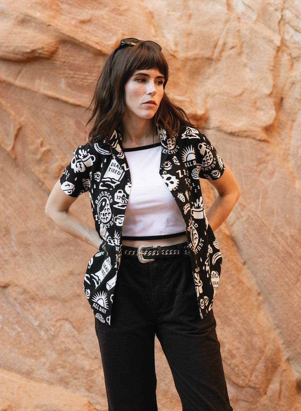 Dead Tired Button-Up