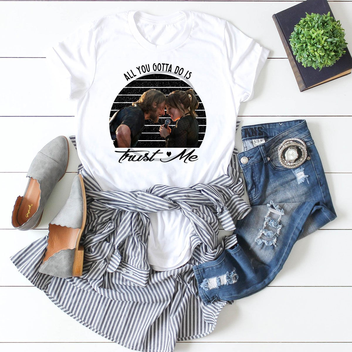 A Star Is Born - White Tee